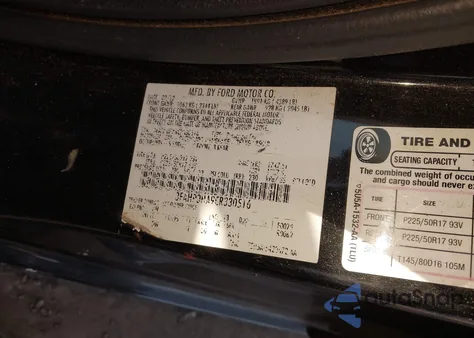 2012 Ford Fusion Se z USA, uszkodzony, nr VIN 3FAHP0HA9CR330516